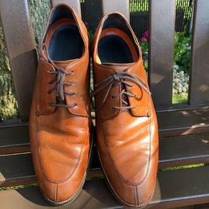 Cole Hann split toe tan oxford dress shoes